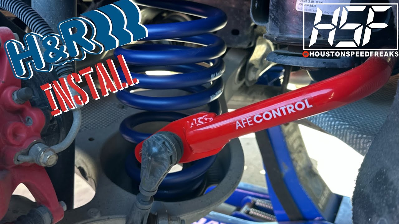Explorer ST H&R lowering Spring Install