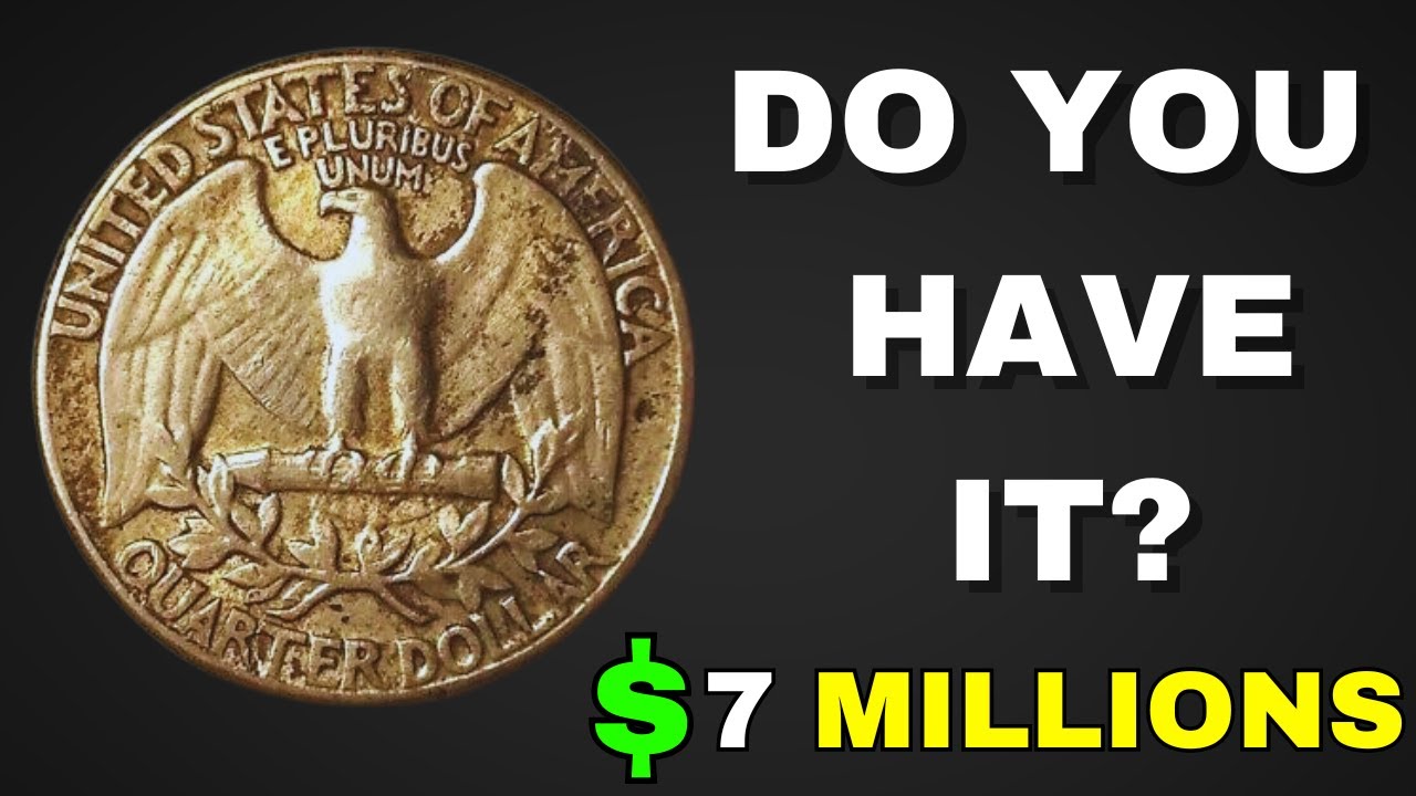 TOP 3 ULTRA RARE & MOST VALUABLE WASHINGTON QUARTER DOLLAR COINS THAT COULD MAKE YOU A MILIONAIRE!