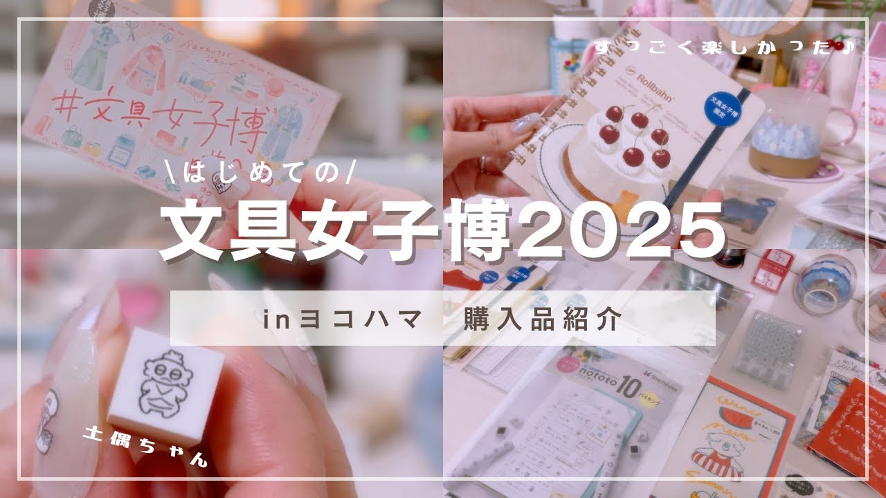 【購入品紹介】文具女子博で2万円のお買い物🍒