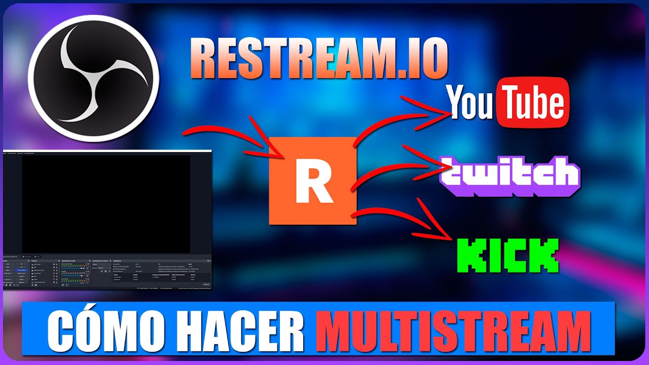 Multistream a 2 plataformas gratis con Restream