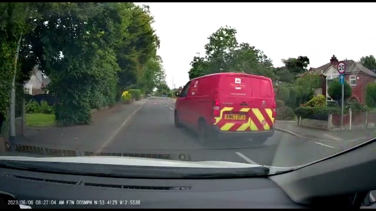 One of the test route in Warrington
