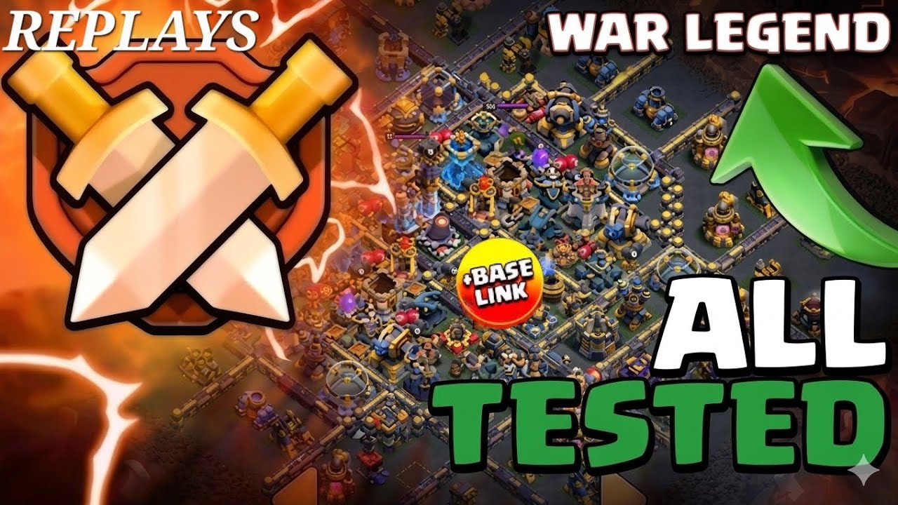   🔥 TOP TH18 WAR BASE WITH REPLAYS | BEST TH18 LEGEND & WAR BASES | Clash of Clans 🔥