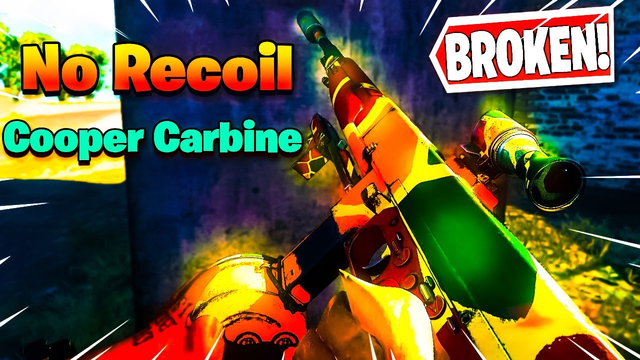 COOPER CARBINE is Broken Warzone Vanguard Season 1 | best cooper carbine class setup (no commentary)