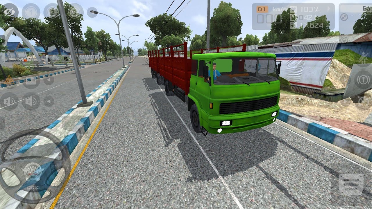 KEREN PERMAINAN TRUK FUSO GAMDENG - BUS SIMULATOR INDONESIA 