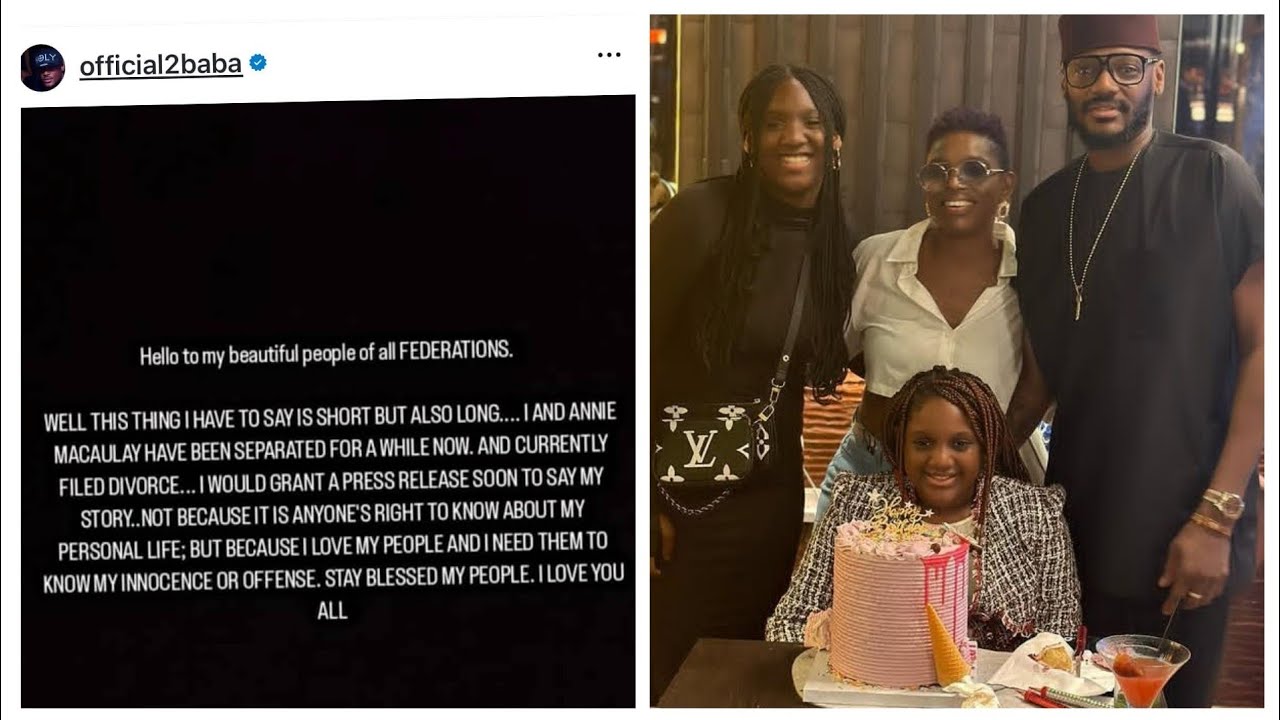 TUBABA & ANNIE IDIBIA 'S MARRIAGE ENDS!! THEIR LAST PUBLIC OUTING IN DECEMBER 2024 & MANY MORE..