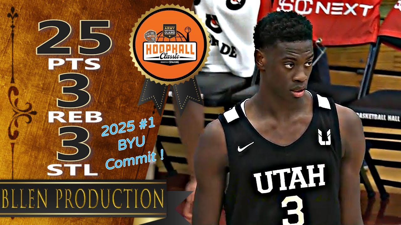 AJ Dybantsa ('07) - 25 Pts Highlights｜Hoophall Classic｜Utah Prep vs Montverde Academy｜2025.01.19