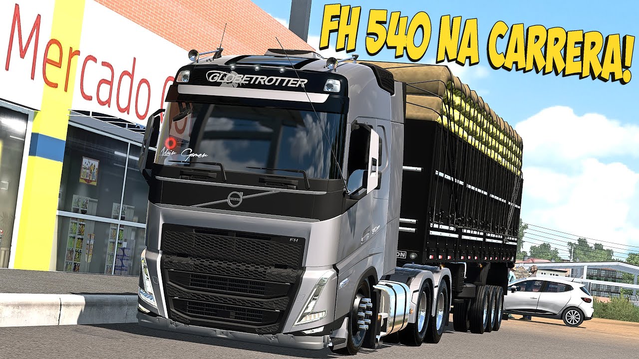 CHEGUEI NO CLIENTE COM 100% DE DANO - FH 540 NO PUXE DA LARANJA - ETS 2 MODS BR