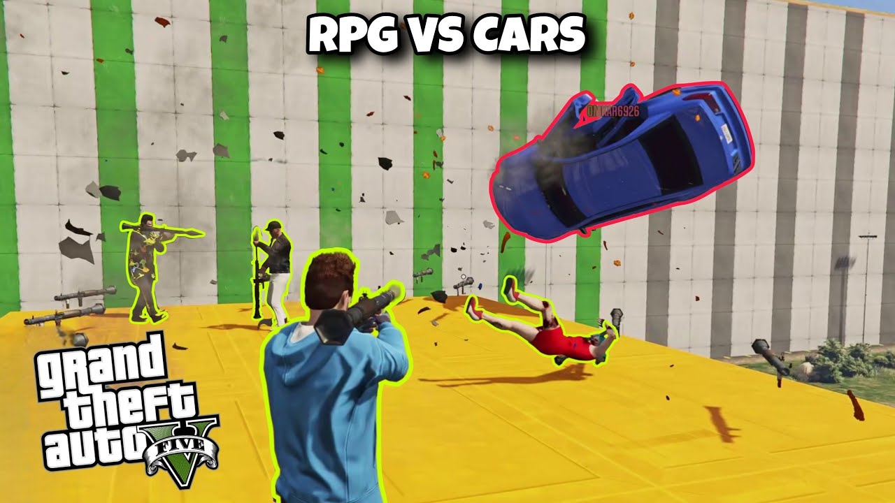 GTA V | Rpgs Vs Cars Me Sab Ki Full Dhulai