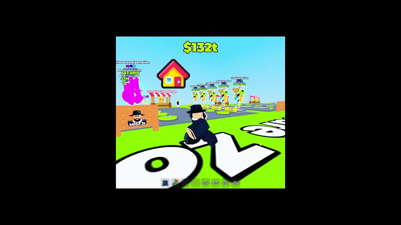 im not in the top 3 leaderboard anymore!? #roblox #mrkangker #brainrot