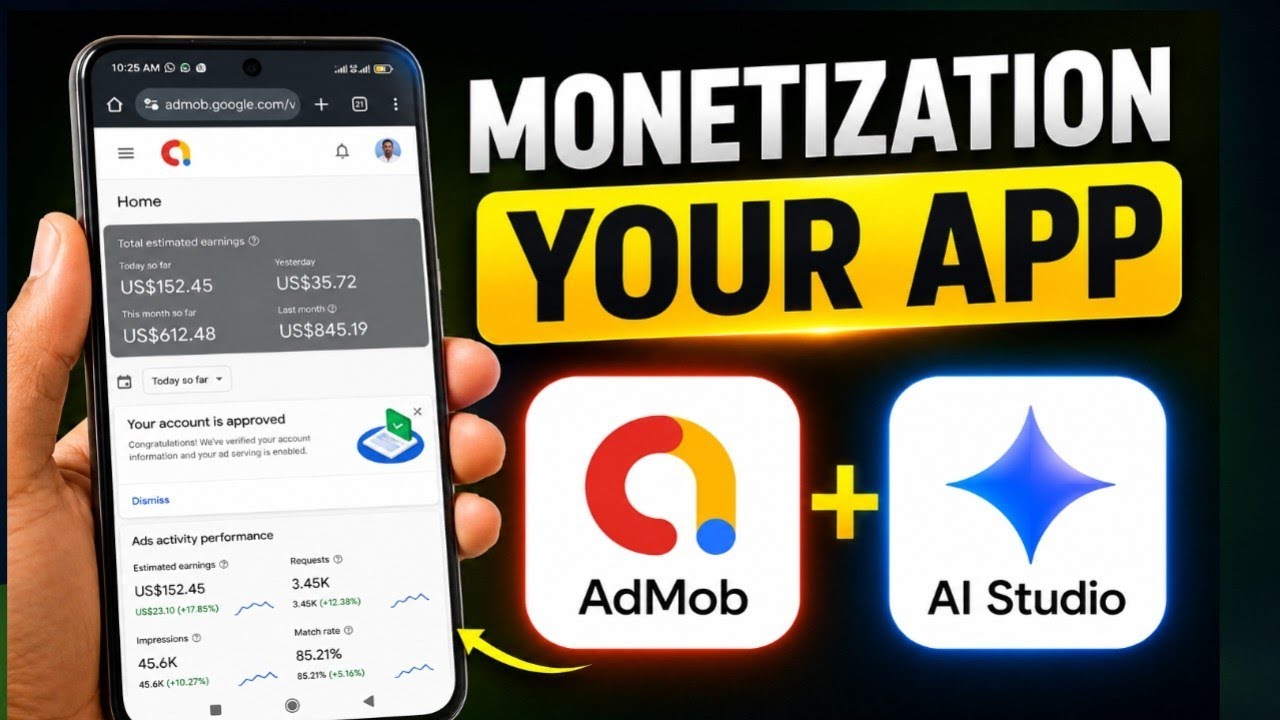 Google AI Studio + AdMob: Monetize Your App & Earn Revenue