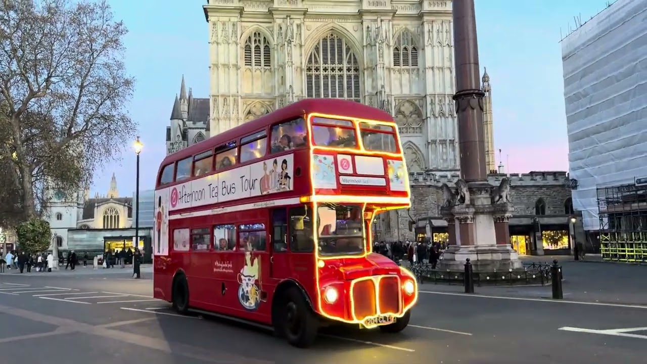 London, England 🏴󠁧󠁢󠁥󠁮󠁧󠁿 Central London Sunset Walk Little Ben to Central London 4K HDR 2