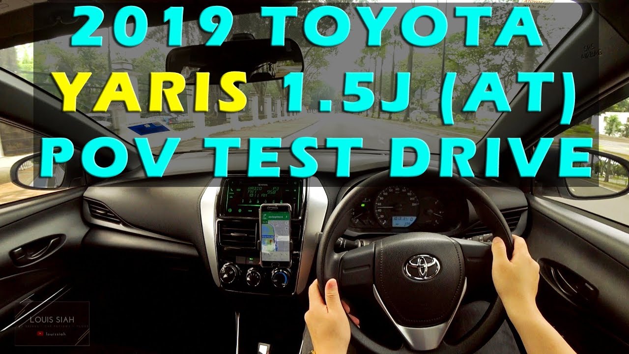 (2019) Malaysia Toyota Yaris 1.5J AT POV TEST DRIVE #toyotayaris2019 #yaris #toyotamalaysia