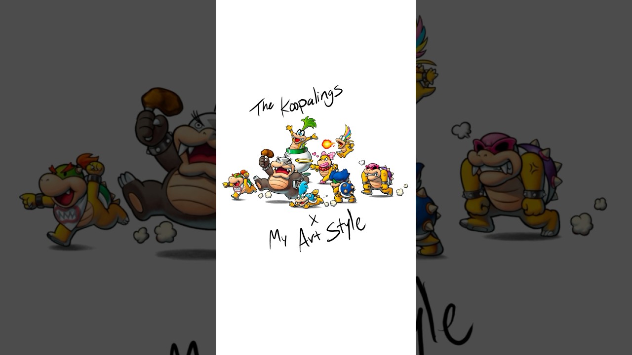 The Koopalings x My Art Style #supermariobros #bowser #koopalings #procreate #art