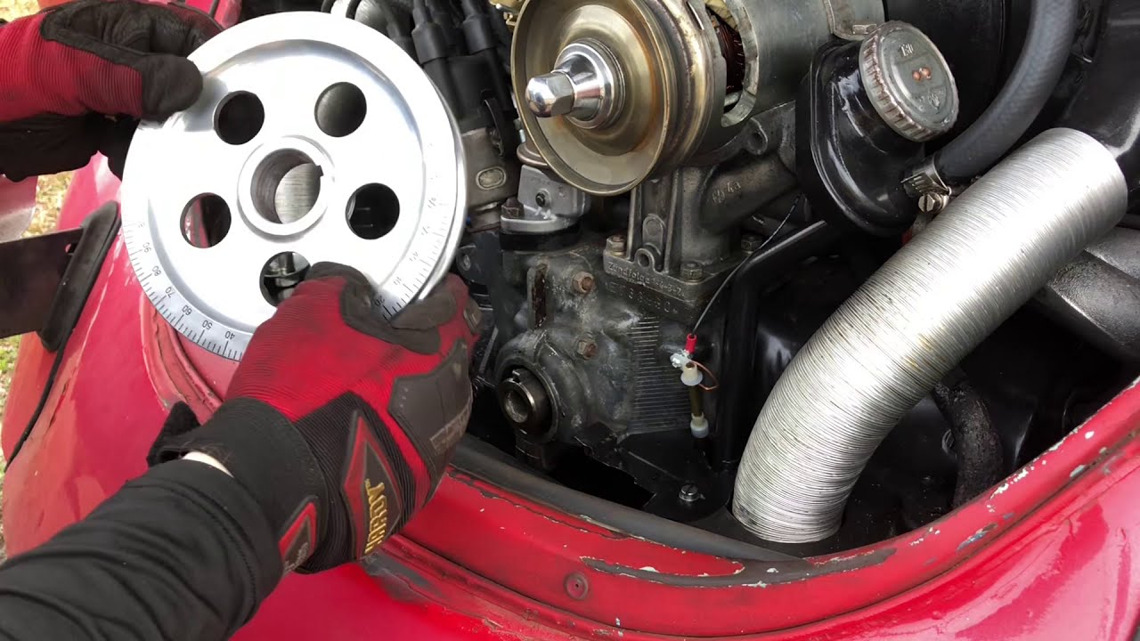Classic VW beetle pulley removal