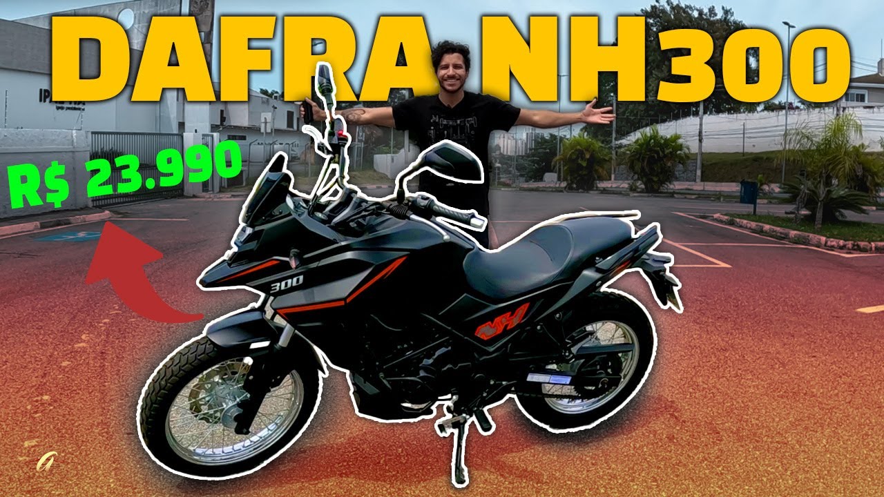 MELHOR QUE SAHARA E LANDER? Dafra NH 300 supreende com motor de 25 cv e preço atrai. Vale a pena?