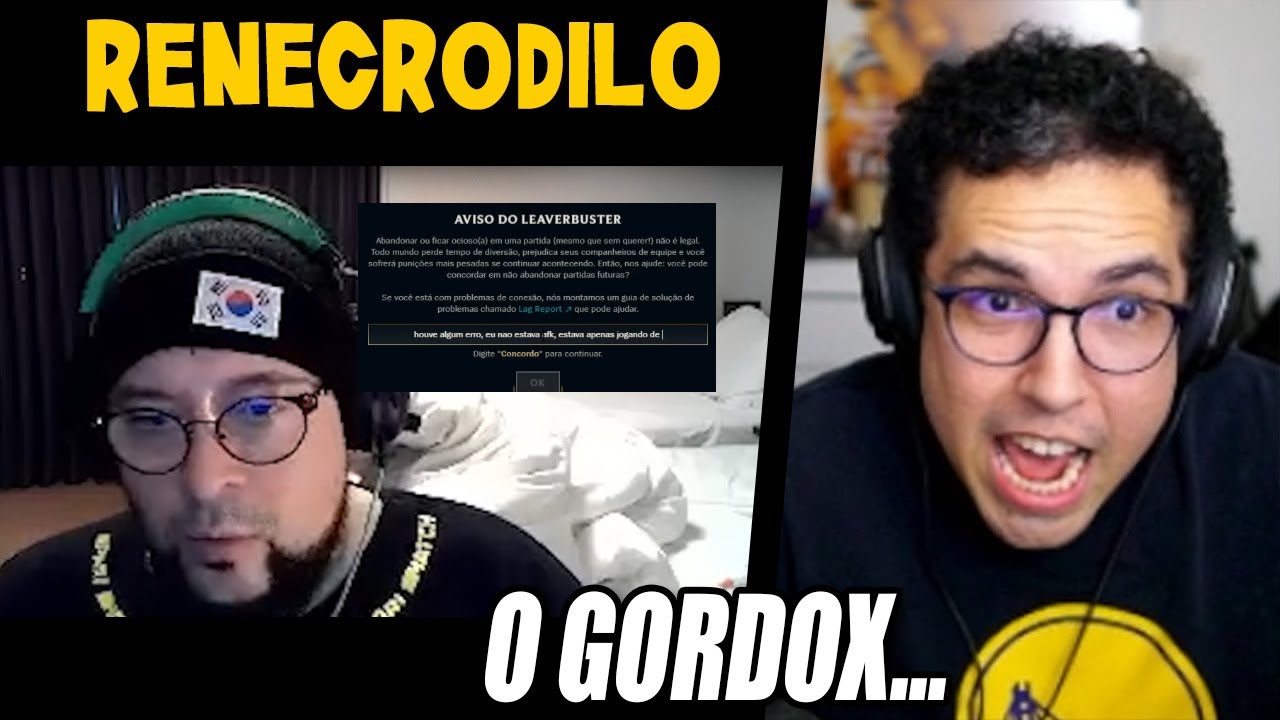 MEU DEUS, O GORDOX...  -  YETZ REACT RENECRODILO