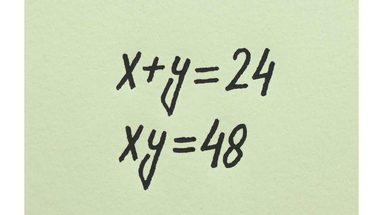 Germany | Can you solve this? | Olympiad Math (x,y)=?