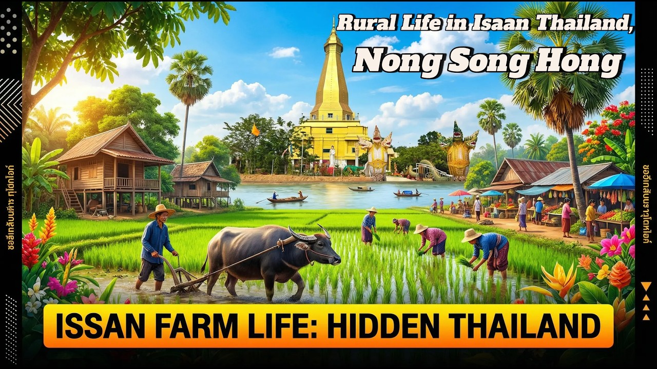Rural Life in Isaan Thailand, Nong Song Hong @losthai;and