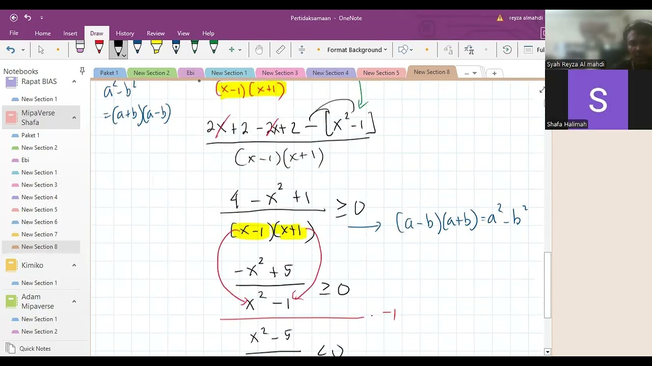 Mipaverse Persiapan UTBK PK/PM BAB Pertidaksmaan Eps 1