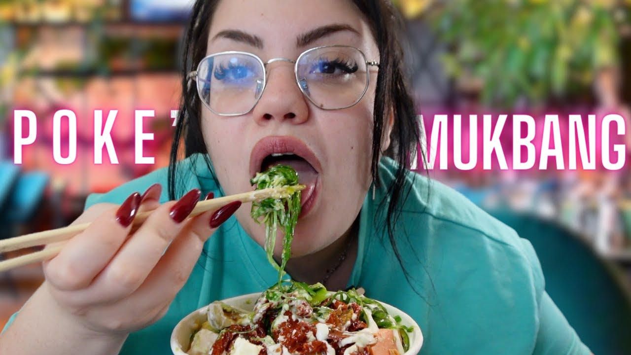 MANGIO con voi una POKE in pausa pranzo ! * No Crudo * MUKBANG Chiara Paradisi