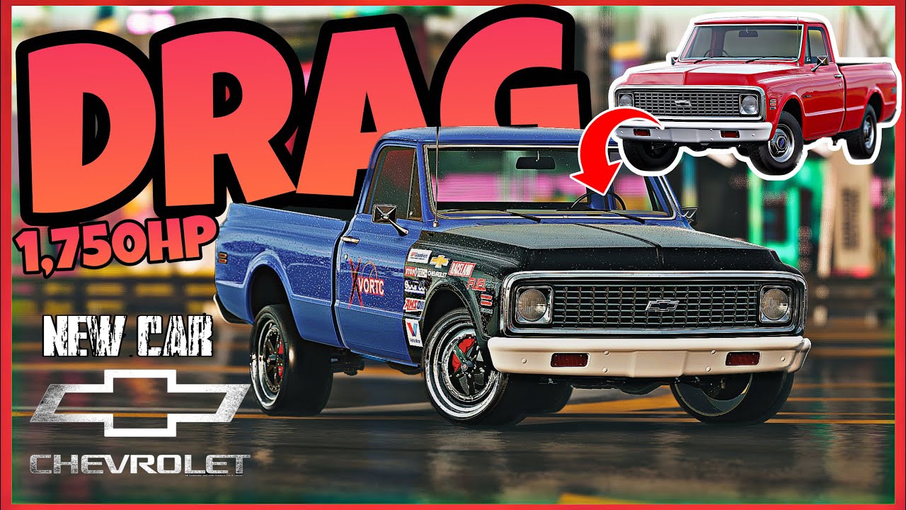 Forza horizon 5: NEW CAR🔥CHEVROLET K10 [4K] (Acceleration+DRAG TUNE)