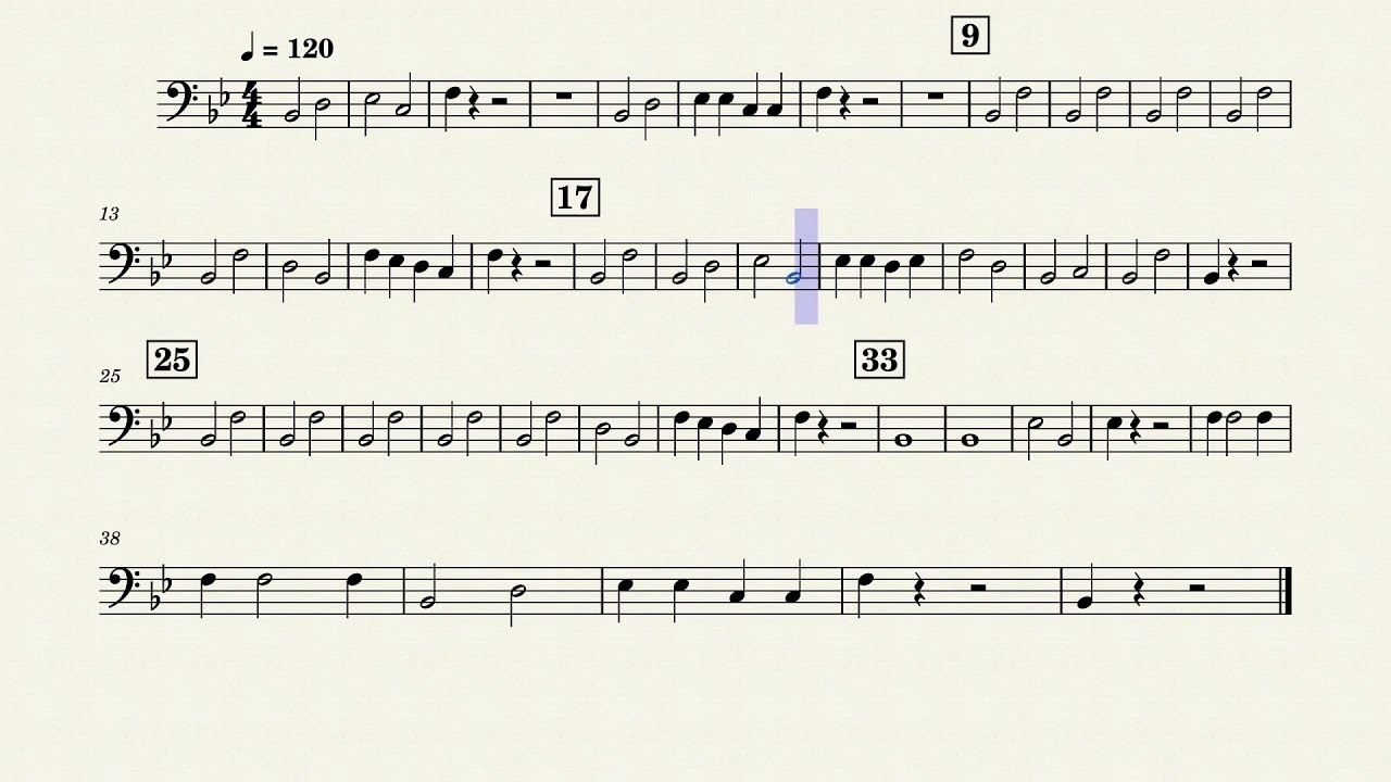 Trombone Play Along - When the Saints Go Marching In