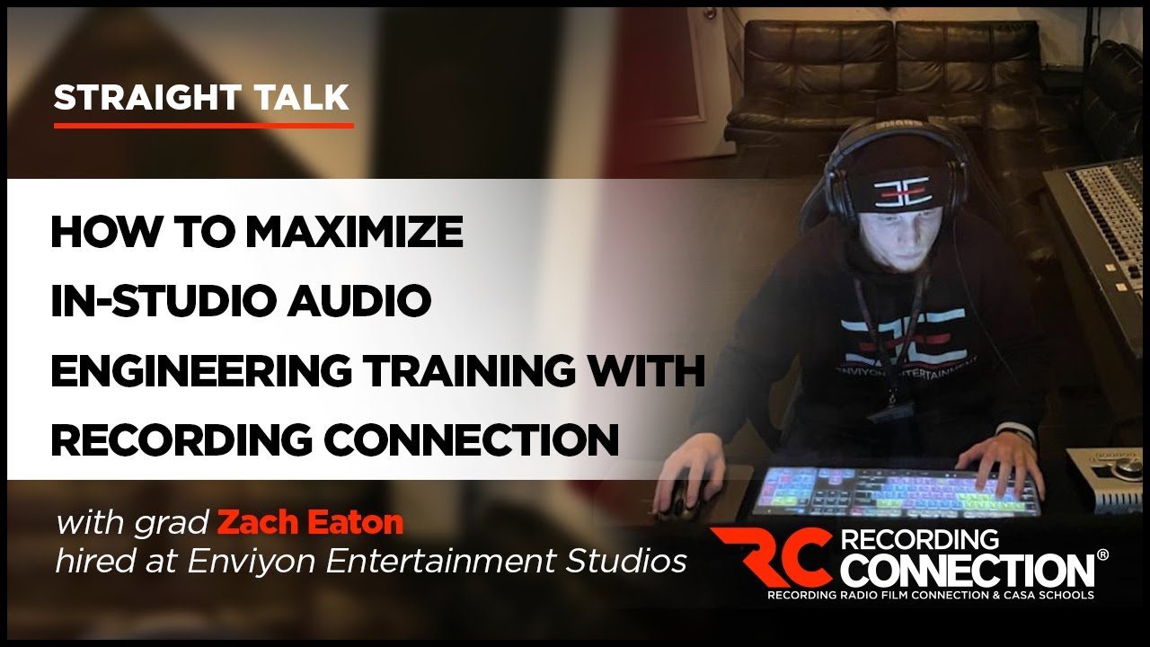 Audio Engineering Training: How to Make the Most of Recording Connection's In-Studio Course