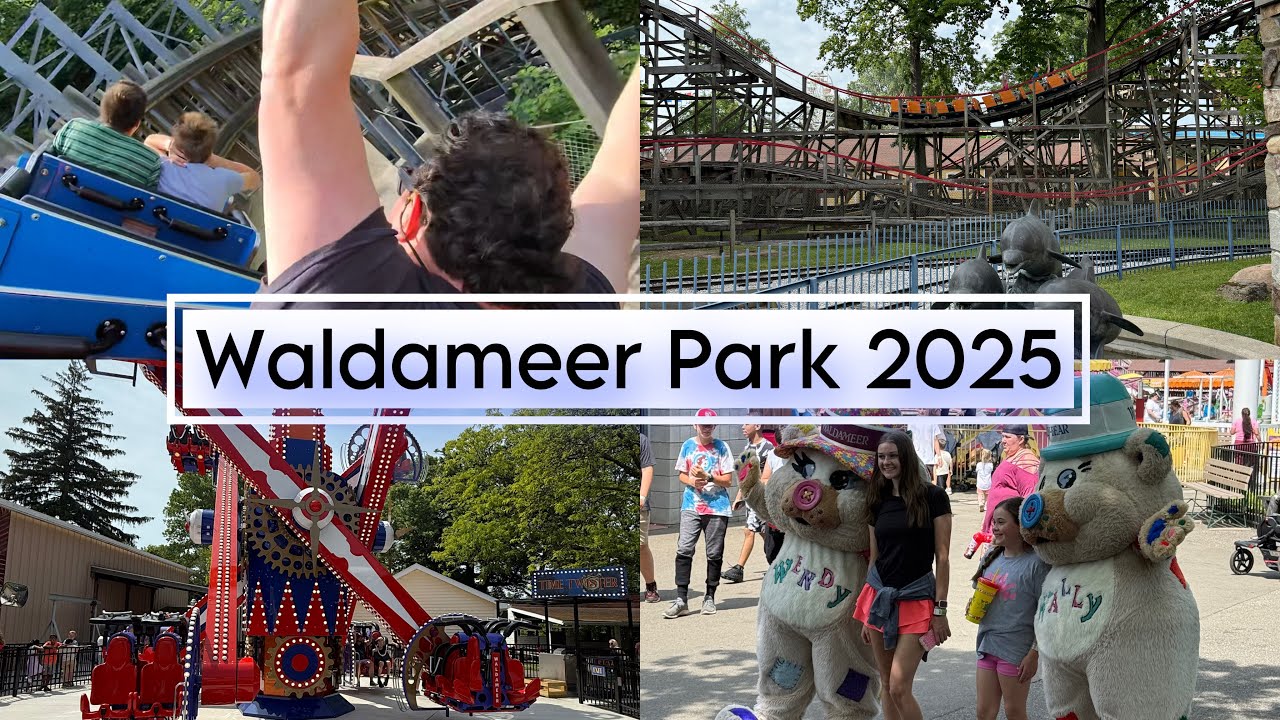 Waldameer Park 2025 | Angie's first time on Ravine Flyer II!