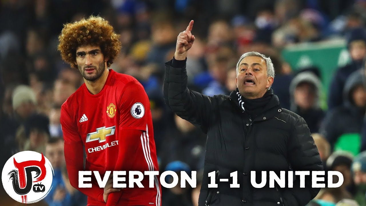 EVERTON 1-1 MAN UNITED | FELLAINI IS A DISGRACE