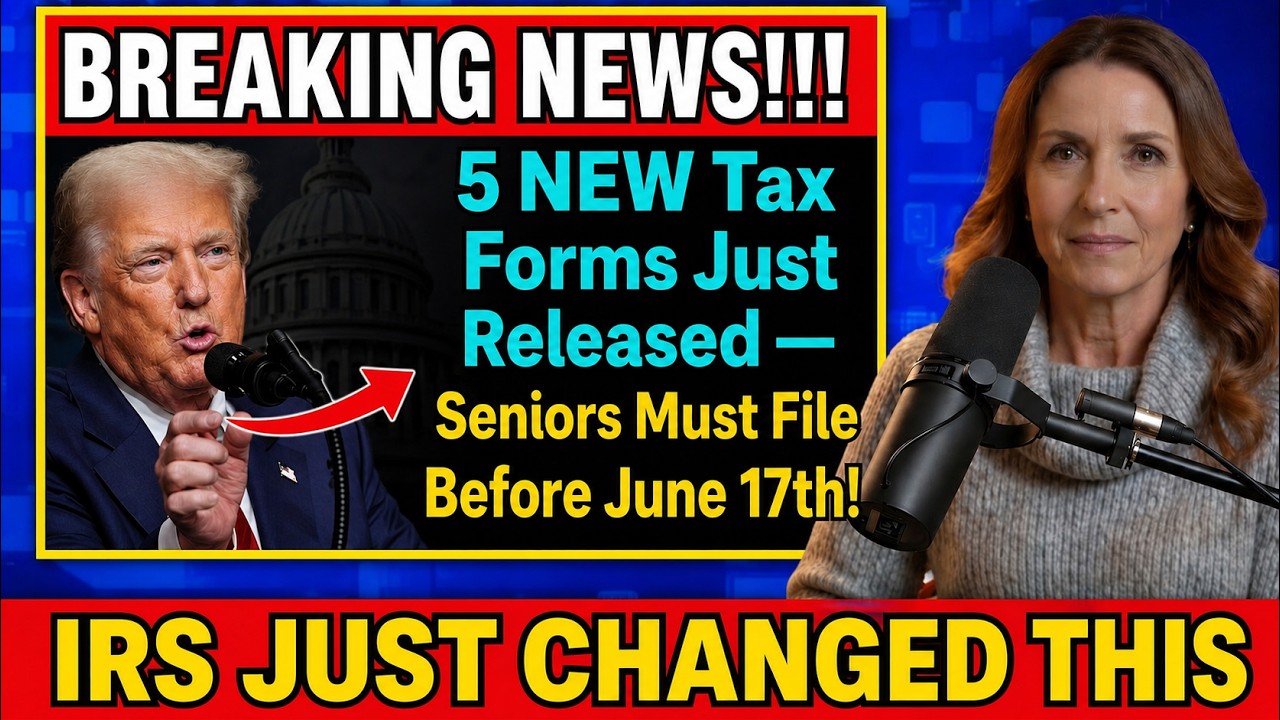 Seniors: IRS Just Released 5 New Tax Forms &mdash; File Before June 17th or Risk Penalties