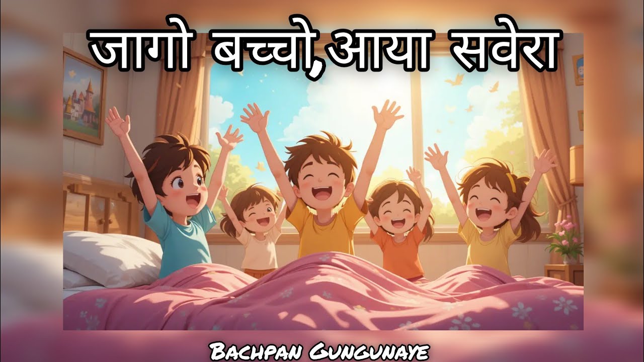 Suraj Nikla Bhaga Andhera🌞| Kids Morning Poem🌸🐦| Bachpan Gungunaye🙋🌟