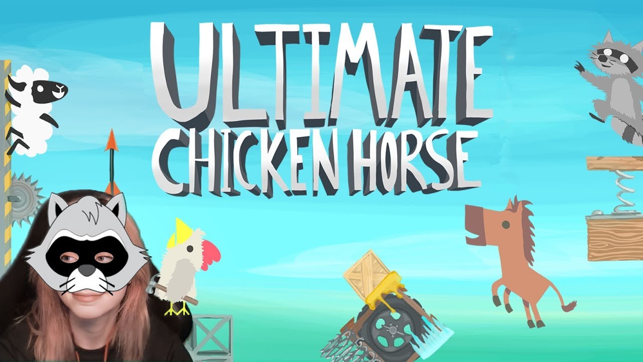 O QUE TÁ ACONTECENDO?! ~ Ultimate Chicken Horse com Mount, MeiaUm e Bastet
