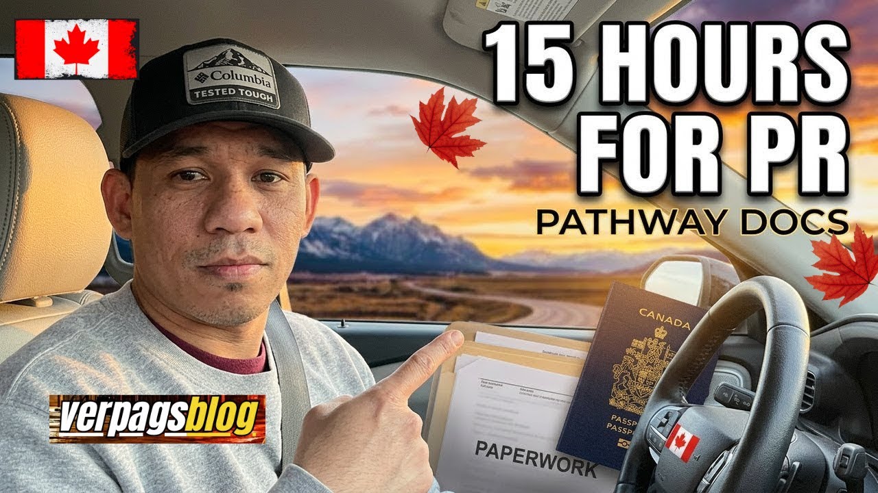 15 Hours Roadtrip from Alberta to Manitoba para sa papel |PR Pathway #canada #neepawa #roadtrip #tfw