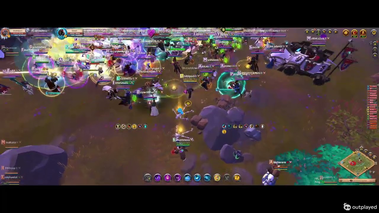 14 UTC MAHARLIKA VS MOGU GOLD CASTLE FIGHT ALBION ONLINE EAST