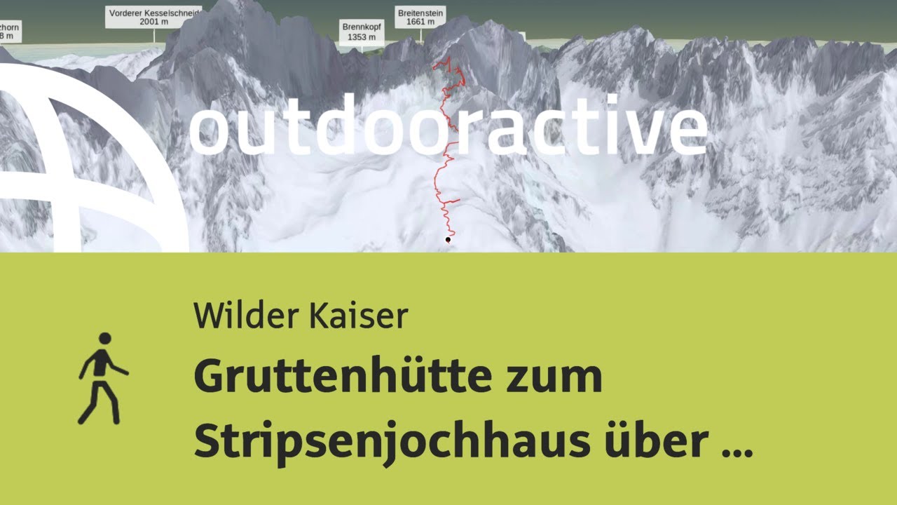 Wanderung am Wilden Kaiser: Gruttenh&uuml;tte zum Stripsenjochhaus &uuml;ber Kopft&ouml;rl