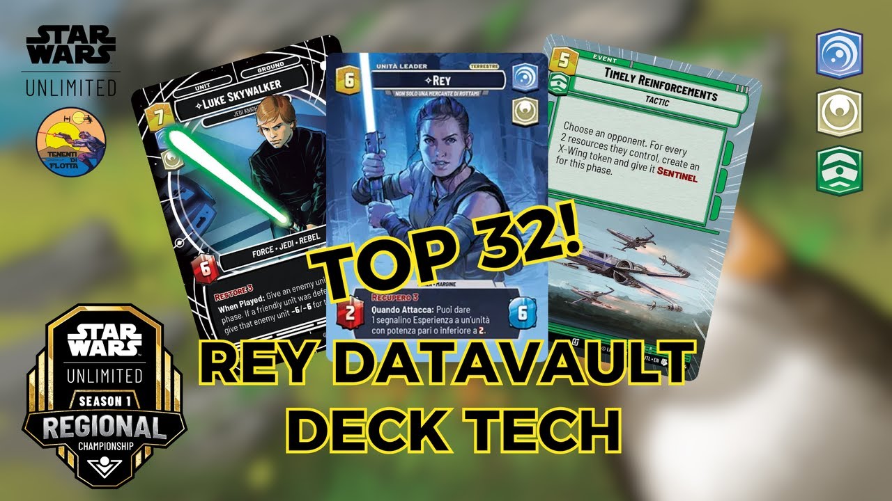 TOP 32 REGIONAL Bilbao & Showcase WINNER | Rey Datavault Deck Tech [SWU ENG]