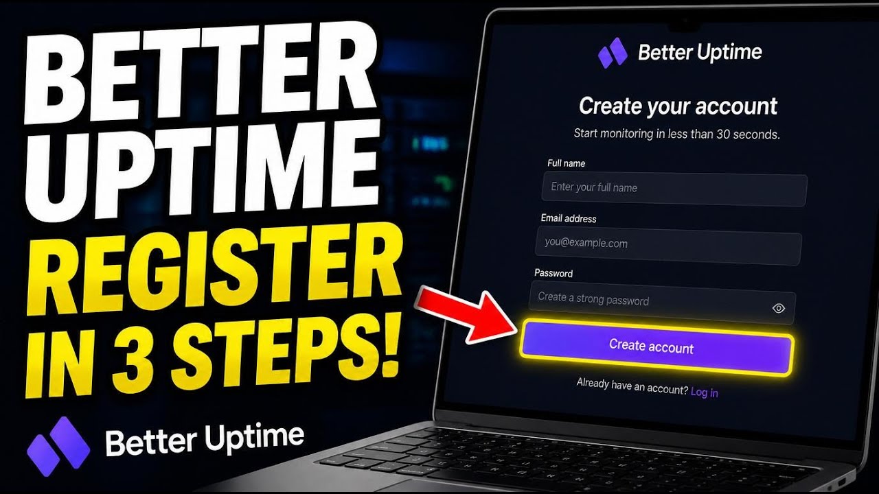 Как зарегистрироваться в Better Uptime для мониторинга VPS &mdash; краткая инструкция