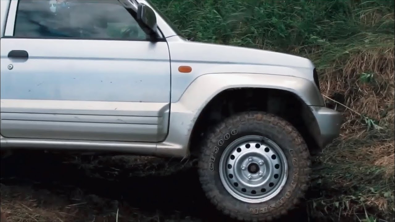mitsubishi pajero junior. лучше не тормози