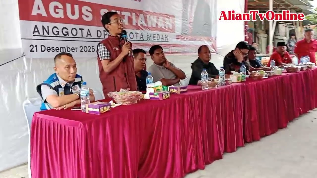 Agus Setiawan FPDI Perjuangan DPRD Medan Laksanakan Reses Jemput Aspirasi Masyarakat