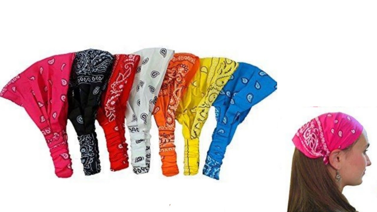 🌟Bandana Headband/Bandana Headband Wrap/Wide headbands/Christmas Gifts/Accesorio para Cabello