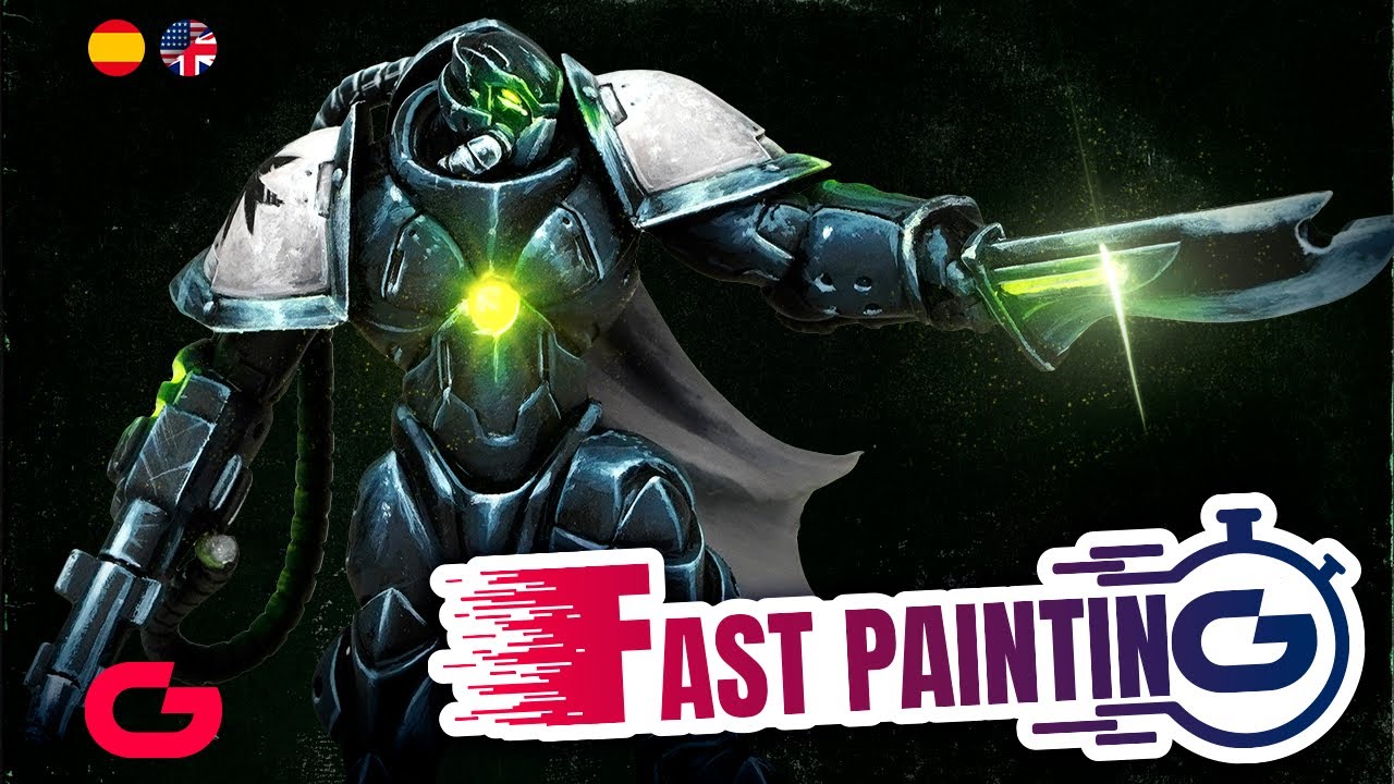 Painting a scifi miniature in LESS than 120 minutes 🤯