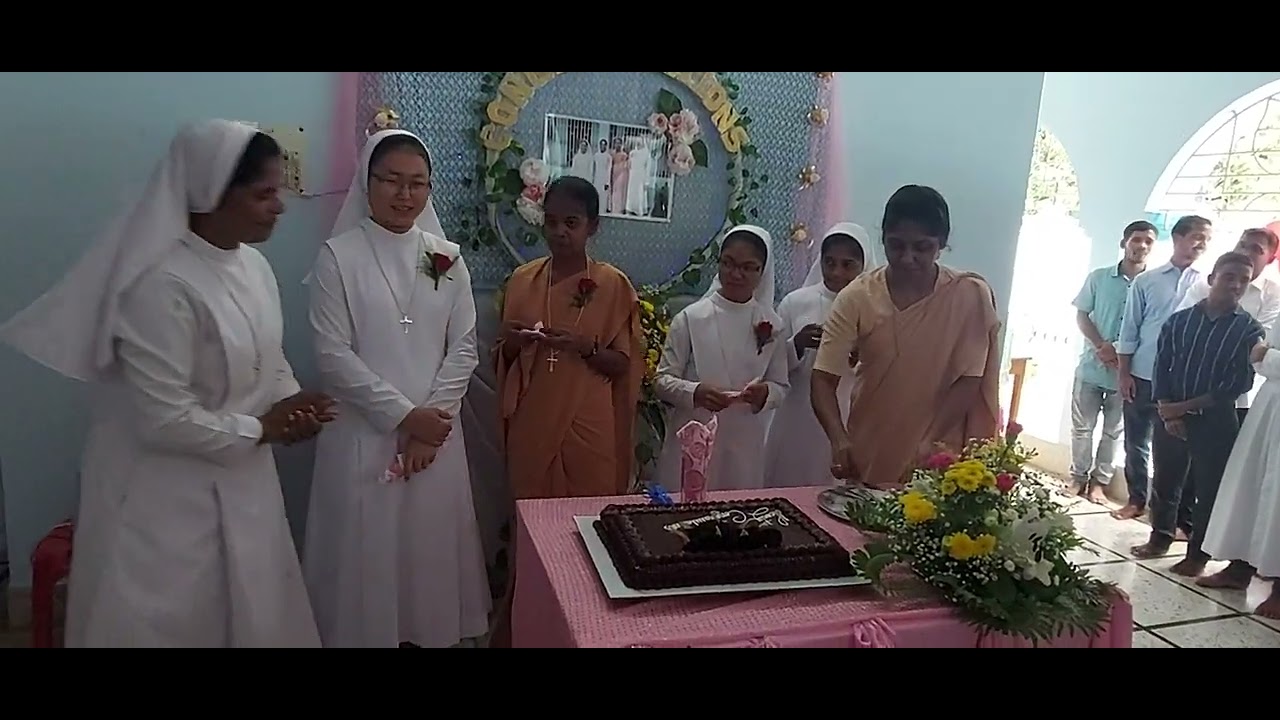 Sisters of Providence first profession Srs Anjali,Khushbu,Jennifer and Shanjalo SDP