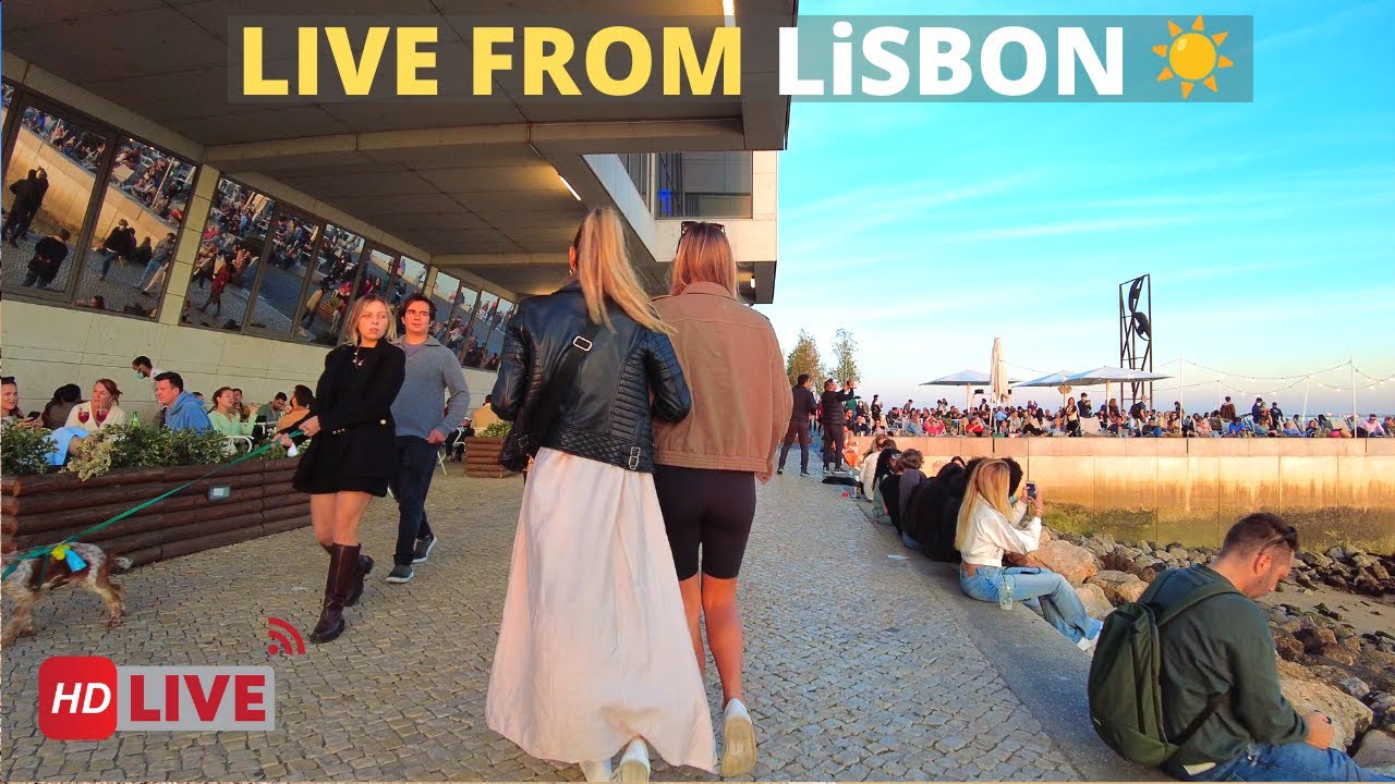 🔴AO VIVO Lisboa - Bares e Locais Tur&iacute;sticos - Portugal 2022