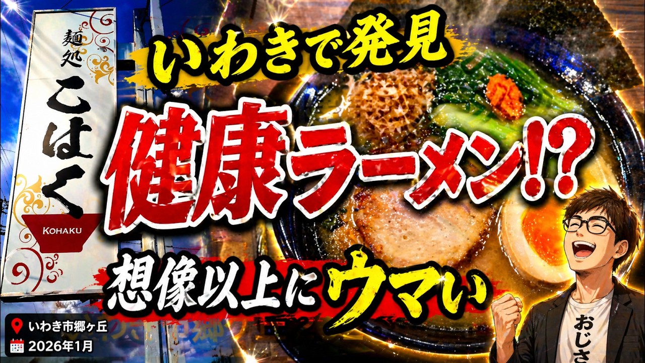 【麵処こはく】薬膳を取り入れたラーメン《いわき市郷ヶ丘》