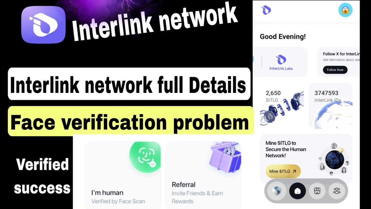 Interlink network KYC face verification problem Solved | Interlink network new update today 2025
