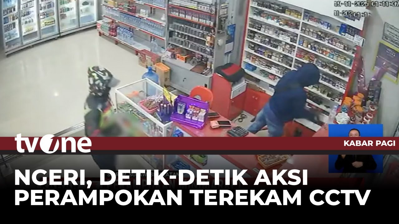 Aksi Perampokan Minimarket Terekam CCTV, Uang Puluhan Juta Rupiah Raib | tvOne