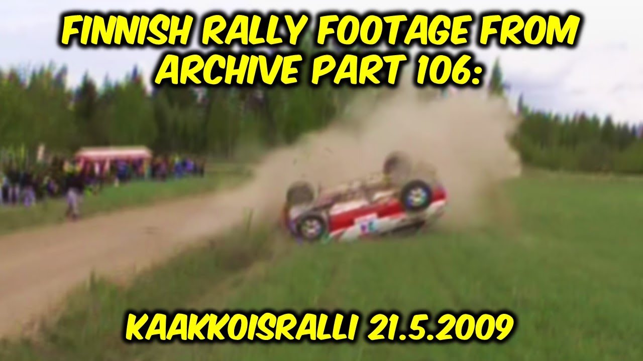Finnish rally footage from archive part 106: KaakkoisRalli 21.5.2009