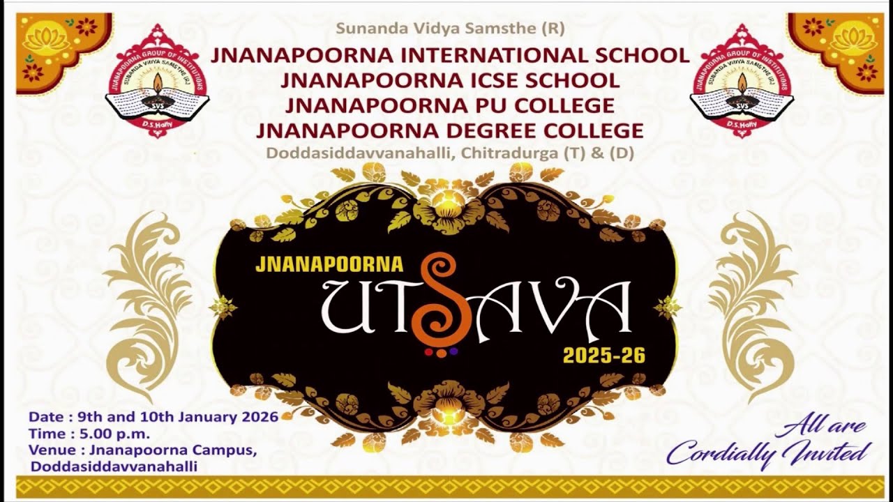 JNANPOORNA COMPUS - 1 | DODDASIDDAVVANAHALLI | DAY - 1