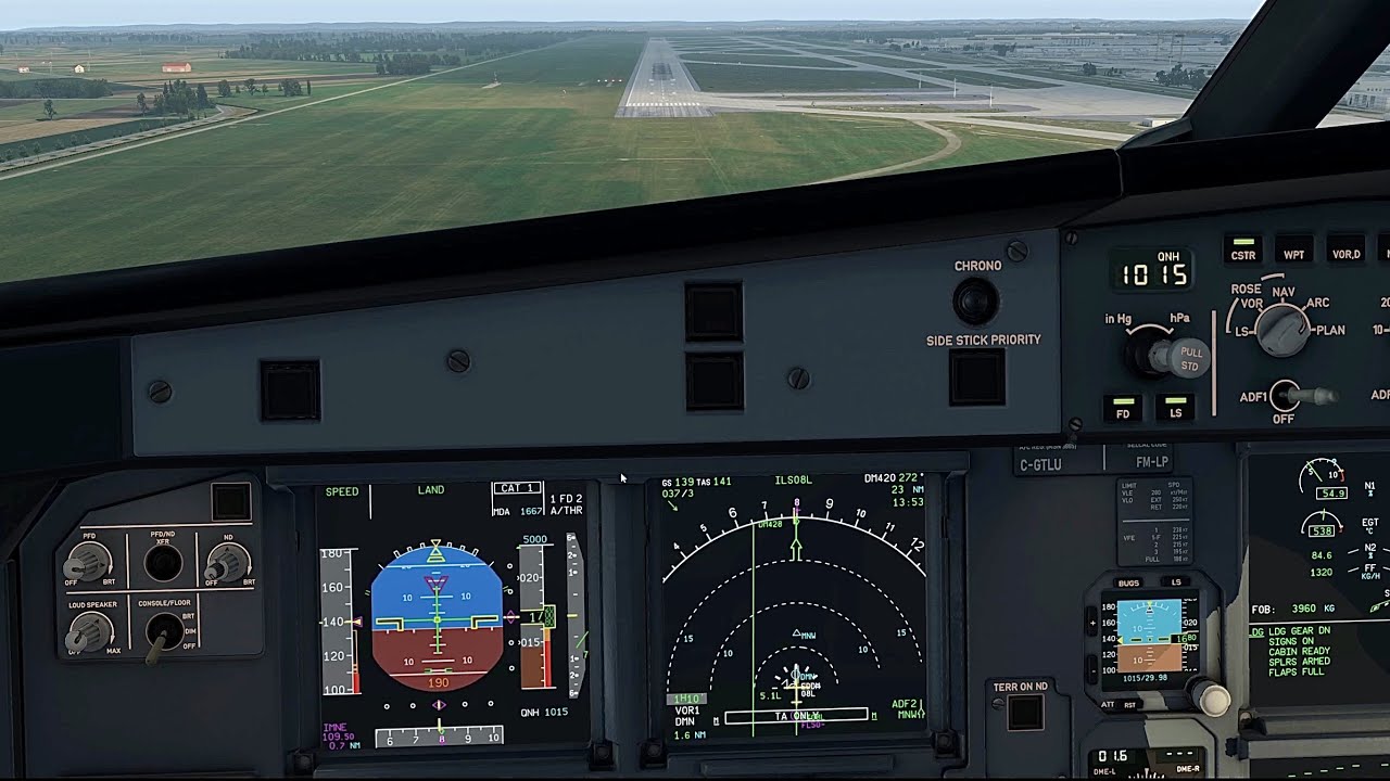 A320 Flight Training | EDDH - EDDM