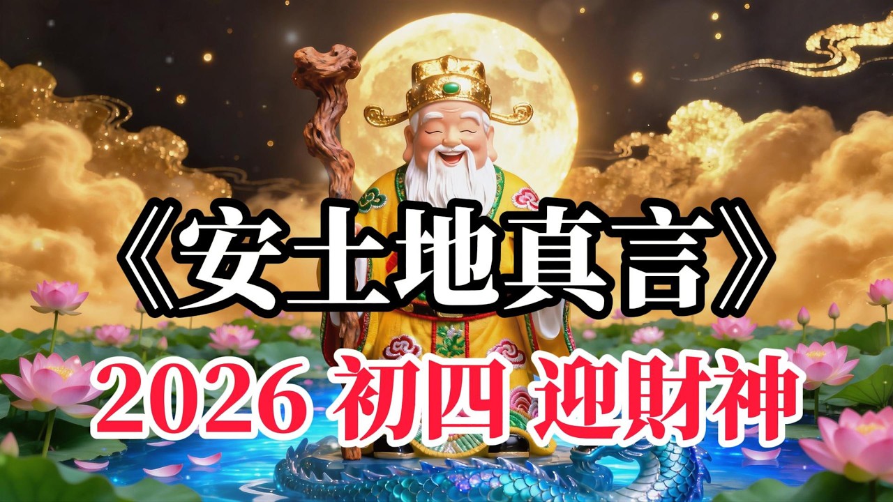 2026旺整年！ 土地公 財庫大補！ #土地公 #尾牙 #招財 #轉運 #補財庫 #天天好運  不可思議改變，正財、偏財皆得，投資順利，收益豐厚，財源廣進，事業興隆 #土地公 #觀世音菩薩